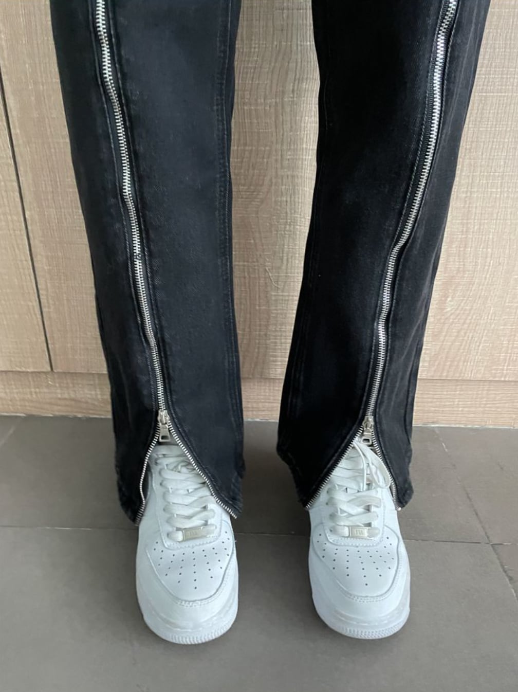 【動画あり】２WAYジップビッグスリットデニムパンツ - select store mirror me【動画あり】２WAYジップビッグスリットデニムパンツ185560678mirror meselect store mirror me185560678S