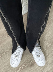 【動画あり】２WAYジップビッグスリットデニムパンツ - select store mirror me【動画あり】２WAYジップビッグスリットデニムパンツ185560678mirror meselect store mirror me185560678S