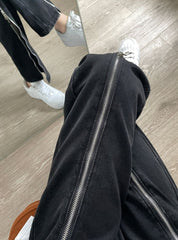【動画あり】２WAYジップビッグスリットデニムパンツ - select store mirror me【動画あり】２WAYジップビッグスリットデニムパンツ185560678mirror meselect store mirror me185560678S