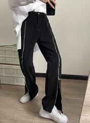 【動画あり】２WAYジップビッグスリットデニムパンツ - select store mirror me【動画あり】２WAYジップビッグスリットデニムパンツ185560678mirror meselect store mirror me185560678S