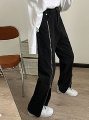 【動画あり】２WAYジップビッグスリットデニムパンツ - select store mirror me【動画あり】２WAYジップビッグスリットデニムパンツ185560678mirror meselect store mirror me185560678S