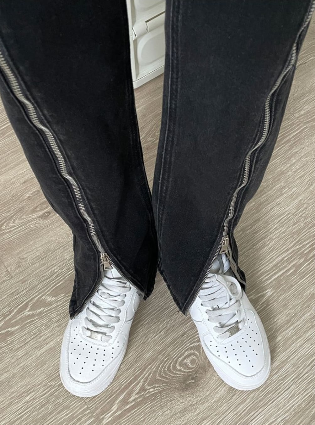 【動画あり】２WAYジップビッグスリットデニムパンツ - select store mirror me【動画あり】２WAYジップビッグスリットデニムパンツ185560678mirror meselect store mirror me185560678S