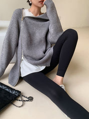 ２WAYジップタートルオフネックニットセーター - select store mirror me２WAYジップタートルオフネックニットセーター195233156mirror meselect store mirror me195233156S