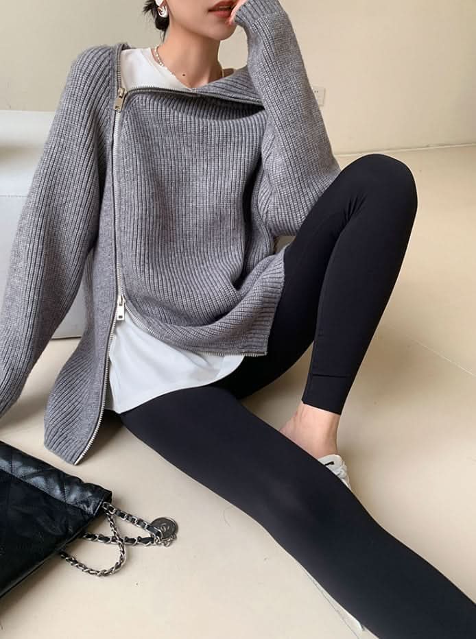２WAYジップタートルオフネックニットセーター - select store mirror me２WAYジップタートルオフネックニットセーター195233156mirror meselect store mirror me195233156S
