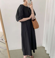 パフスリーブナチュラルラフワンピース　３色展開 - select store mirror meパフスリーブナチュラルラフワンピース　３色展開103538866mirror meselect store mirror me103538866ベージュ