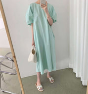 パフスリーブナチュラルラフワンピース　３色展開 - select store mirror meパフスリーブナチュラルラフワンピース　３色展開103538866mirror meselect store mirror me103538866ベージュ
