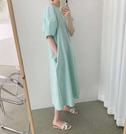パフスリーブナチュラルラフワンピース　３色展開 - select store mirror meパフスリーブナチュラルラフワンピース　３色展開103538866mirror meselect store mirror me103538866ベージュ