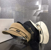 【動画あり】ゴールドバックルコットンキャスケット　３色展開 - select store mirror me【動画あり】ゴールドバックルコットンキャスケット　３色展開108233290mirror meselect store mirror me108233290ホワイト