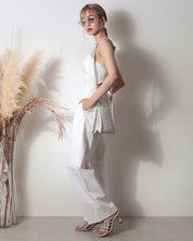 ＜新色展開＞ステッチデザインキャミソールロンパース　３色展開 - select store mirror me＜新色展開＞ステッチデザインキャミソールロンパース　３色展開122398146mirror meselect store mirror me122398146ホワイト S