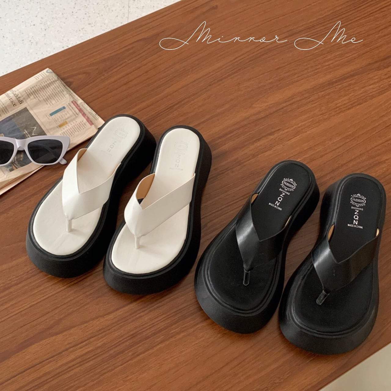 ＜防水加工！＞【動画あり】厚底ラウンドトゥビーチサンダル　３色展開 - select store mirror me＜防水加工！＞【動画あり】厚底ラウンドトゥビーチサンダル　３色展開125210544mirror meselect store mirror me125210544ホワイト 22.5cm