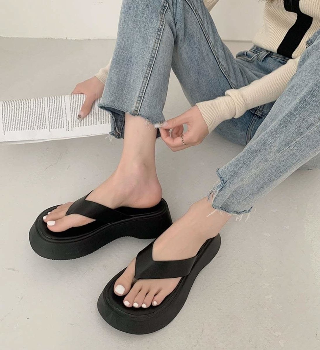 ＜防水加工！＞【動画あり】厚底ラウンドトゥビーチサンダル　３色展開 - select store mirror me＜防水加工！＞【動画あり】厚底ラウンドトゥビーチサンダル　３色展開125210544mirror meselect store mirror me125210544ホワイト 22.5cm