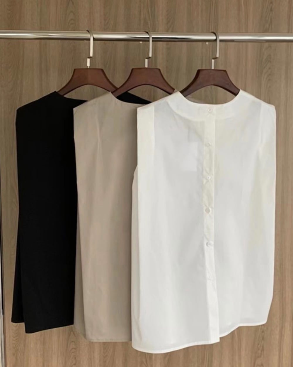 バックボタンデザインフレンチスリーブトップス　３色展開 - select store mirror meバックボタンデザインフレンチスリーブトップス　３色展開140557473mirror meselect store mirror me140557473ホワイト