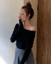 【動画あり】セクシーオフショルダーロングスリーブニット　３色展開 - select store mirror me【動画あり】セクシーオフショルダーロングスリーブニット　３色展開147047180mirror meselect store mirror me147047180ベージュ