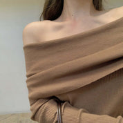 【動画あり】セクシーオフショルダーロングスリーブニット　３色展開 - select store mirror me【動画あり】セクシーオフショルダーロングスリーブニット　３色展開147047180mirror meselect store mirror me147047180ベージュ