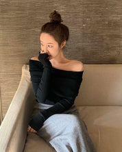【動画あり】セクシーオフショルダーロングスリーブニット　３色展開 - select store mirror me【動画あり】セクシーオフショルダーロングスリーブニット　３色展開147047180mirror meselect store mirror me147047180ベージュ