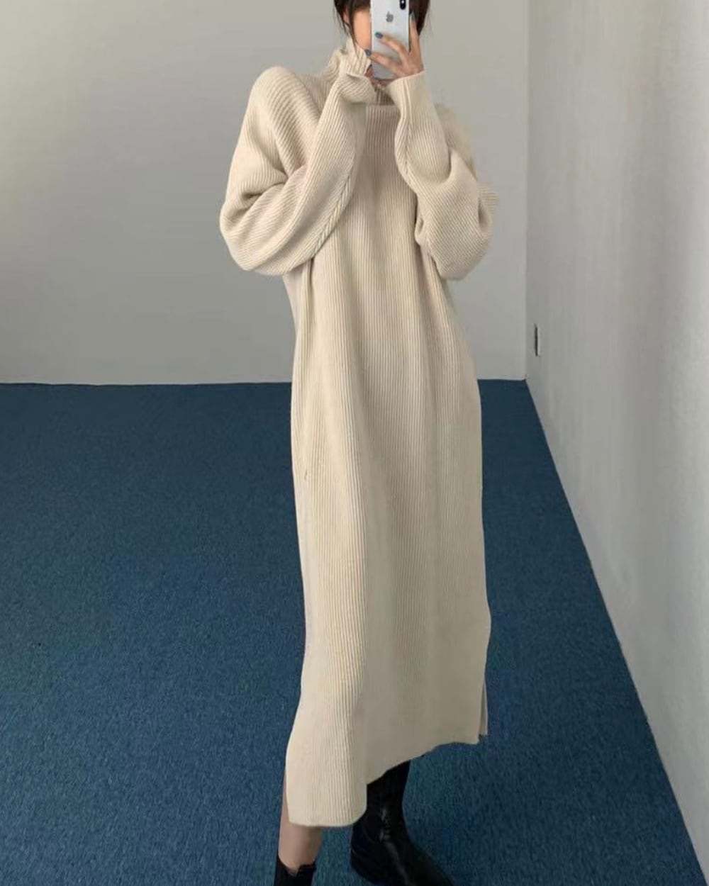 【動画あり】ショルダーカットボリュームニットワンピース　３色展開 - select store mirror me【動画あり】ショルダーカットボリュームニットワンピース　３色展開147572412mirror meselect store mirror me147572412オフホワイト
