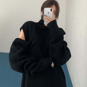 【動画あり】ショルダーカットボリュームニットワンピース　３色展開 - select store mirror me【動画あり】ショルダーカットボリュームニットワンピース　３色展開147572412mirror meselect store mirror me147572412オフホワイト