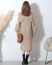 【動画あり】ショルダーカットボリュームニットワンピース　３色展開 - select store mirror me【動画あり】ショルダーカットボリュームニットワンピース　３色展開147572412mirror meselect store mirror me147572412オフホワイト