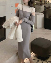 【動画あり】スリーブカットコントラストニットワンピース　３色展開 - select store mirror me【動画あり】スリーブカットコントラストニットワンピース　３色展開155932828mirror meselect store mirror me155932828ベージュ＆ホワイト S
