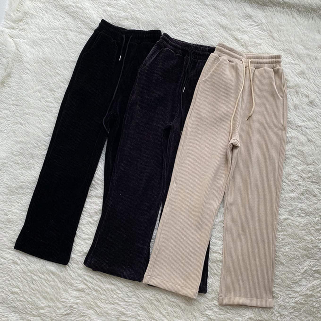 コーデュロイハイウエストパンツ　３色展開 - select store mirror meコーデュロイハイウエストパンツ　３色展開160192419mirror meselect store mirror me160192419ベージュ XS