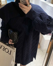 【動画あり】ビッグカラーアーガイルデザインニット　３色展開 - select store mirror me【動画あり】ビッグカラーアーガイルデザインニット　３色展開160877456mirror meselect store mirror me160877456ネイビー