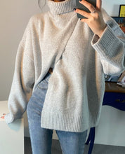 【上質ウール】タートルネックフロントスリットニット　３色展開 - select store mirror me【上質ウール】タートルネックフロントスリットニット　３色展開162065595mirror meselect store mirror me162065595ホワイト