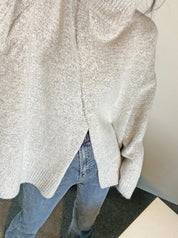 【上質ウール】タートルネックフロントスリットニット　３色展開 - select store mirror me【上質ウール】タートルネックフロントスリットニット　３色展開162065595mirror meselect store mirror me162065595ホワイト