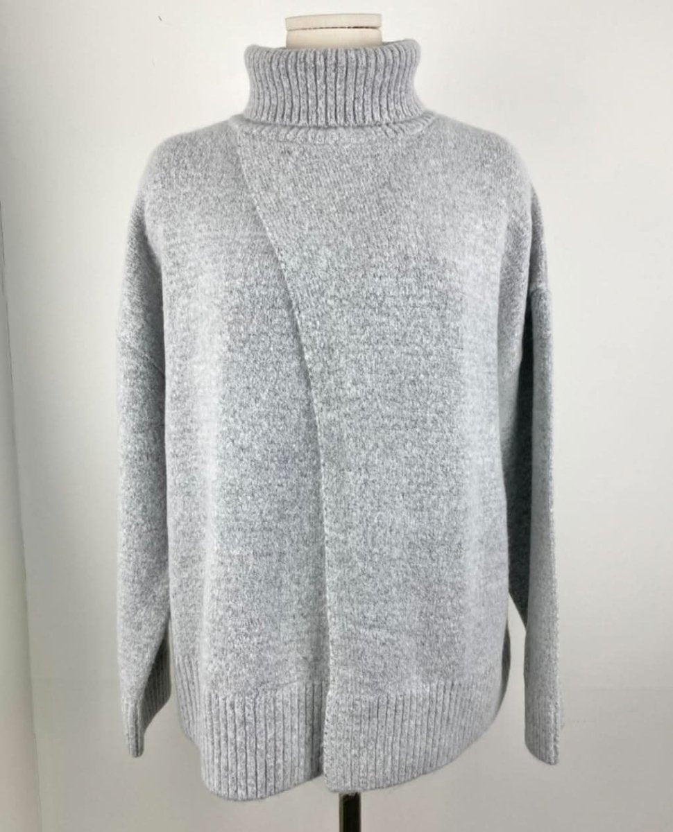 【上質ウール】タートルネックフロントスリットニット　３色展開 - select store mirror me【上質ウール】タートルネックフロントスリットニット　３色展開162065595mirror meselect store mirror me162065595ホワイト
