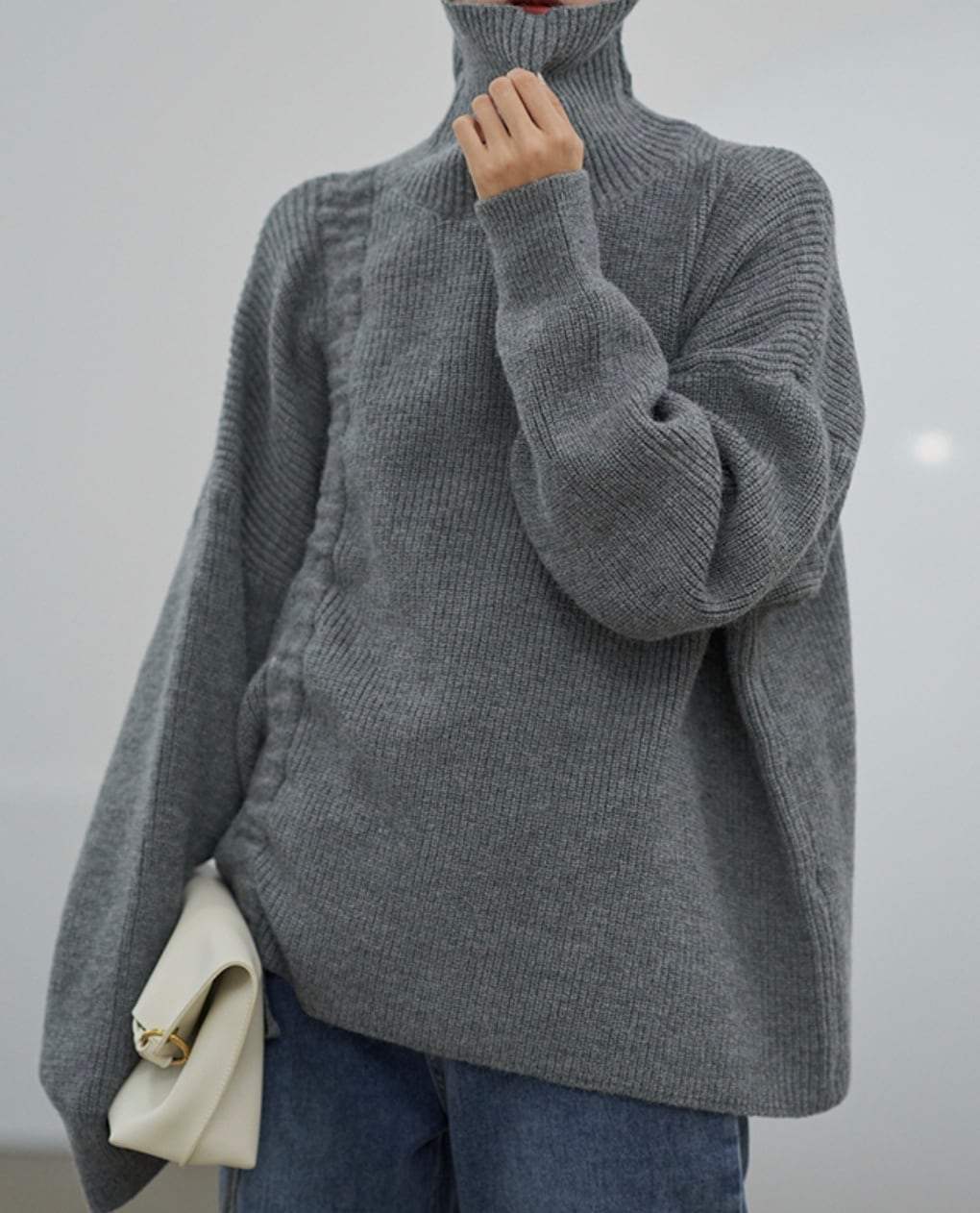 【動画あり】サイドカシュクールウールブレンドワイドニット　３色展開 - select store mirror me【動画あり】サイドカシュクールウールブレンドワイドニット　３色展開162786926mirror meselect store mirror me162786926グリーン