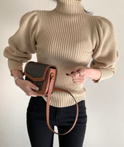 【上質ウール】タートルネック切り替えスリーブ美ラインニット　３色展開 - select store mirror me【上質ウール】タートルネック切り替えスリーブ美ラインニット　３色展開163661176mirror meselect store mirror me163661176ホワイト