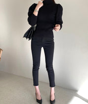 【上質ウール】タートルネック切り替えスリーブ美ラインニット　３色展開 - select store mirror me【上質ウール】タートルネック切り替えスリーブ美ラインニット　３色展開163661176mirror meselect store mirror me163661176ホワイト