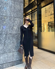 ＜インスタグラマー様ご愛用＞襟付き袖フレア切り替えリブニットワンピース　３色展開 - select store mirror me＜インスタグラマー様ご愛用＞襟付き袖フレア切り替えリブニットワンピース　３色展開164237672mirror meselect store mirror me164237672マスタード S