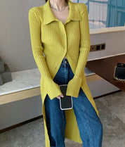 ＜インスタグラマー様ご愛用＞襟付き袖フレア切り替えリブニットワンピース　３色展開 - select store mirror me＜インスタグラマー様ご愛用＞襟付き袖フレア切り替えリブニットワンピース　３色展開164237672mirror meselect store mirror me164237672マスタード S