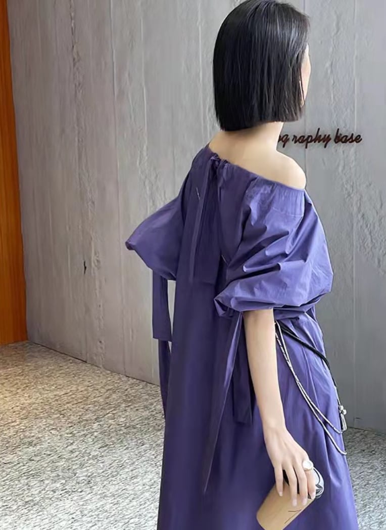 オフショルダー袖リボンワンピース　３色展開 - select store mirror meオフショルダー袖リボンワンピース　３色展開175894574mirror meselect store mirror me175894574ホワイト