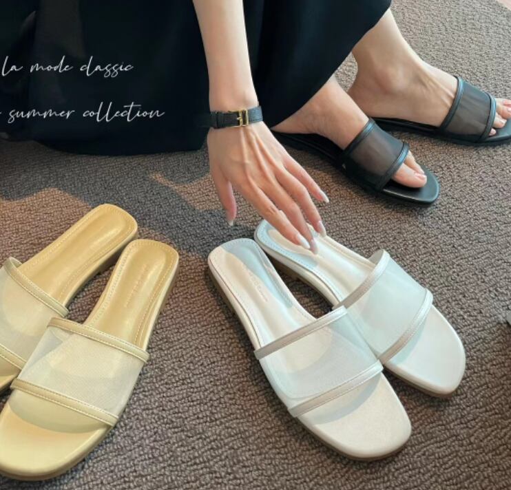 メッシュクールフラットサンダル　３色展開 - select store mirror meメッシュクールフラットサンダル　３色展開179959874mirror meselect store mirror me179959874ホワイト２２.５cm