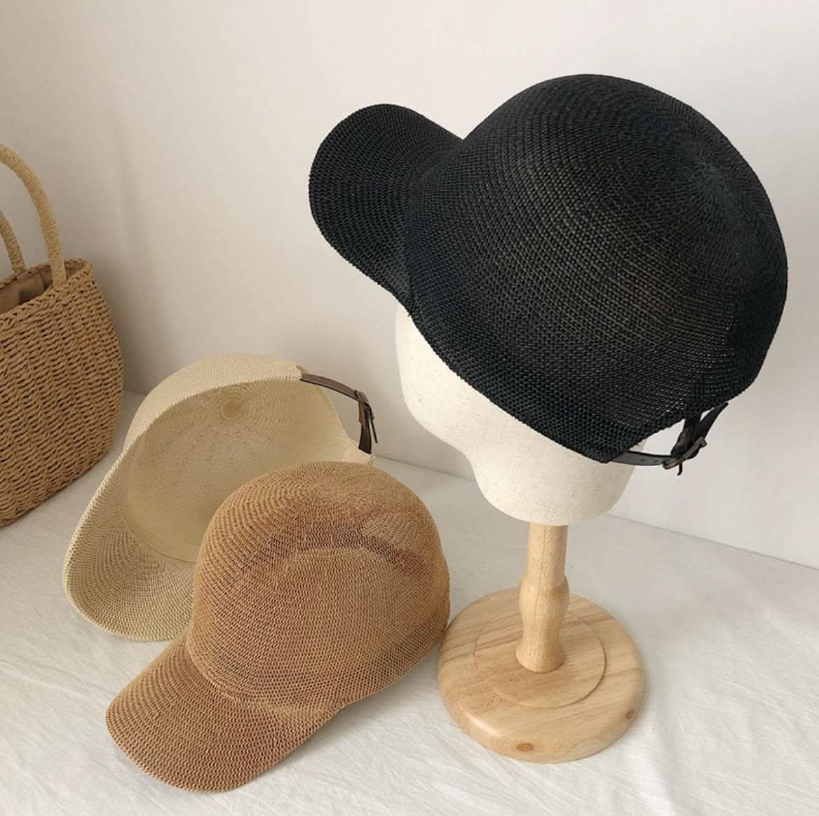 【動画あり】ストローシンプルキャップ帽　３色展開 - select store mirror me【動画あり】ストローシンプルキャップ帽　３色展開181190555mirror meselect store mirror me181190555ベージュ