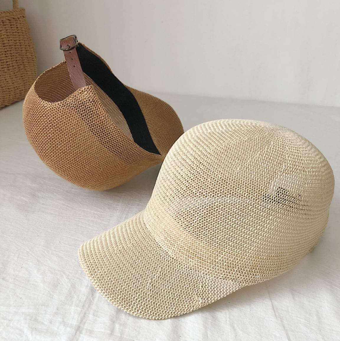 【動画あり】ストローシンプルキャップ帽　３色展開 - select store mirror me【動画あり】ストローシンプルキャップ帽　３色展開181190555mirror meselect store mirror me181190555ベージュ