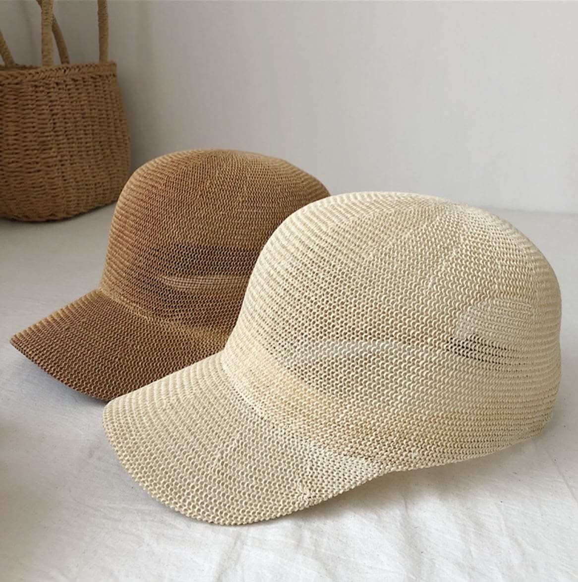 【動画あり】ストローシンプルキャップ帽　３色展開 - select store mirror me【動画あり】ストローシンプルキャップ帽　３色展開181190555mirror meselect store mirror me181190555ベージュ