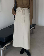 【動画あり】美シルエットサックストレートスカート　３色展開 - select store mirror me【動画あり】美シルエットサックストレートスカート　３色展開189773931mirror meselect store mirror me189773931アイボリーS