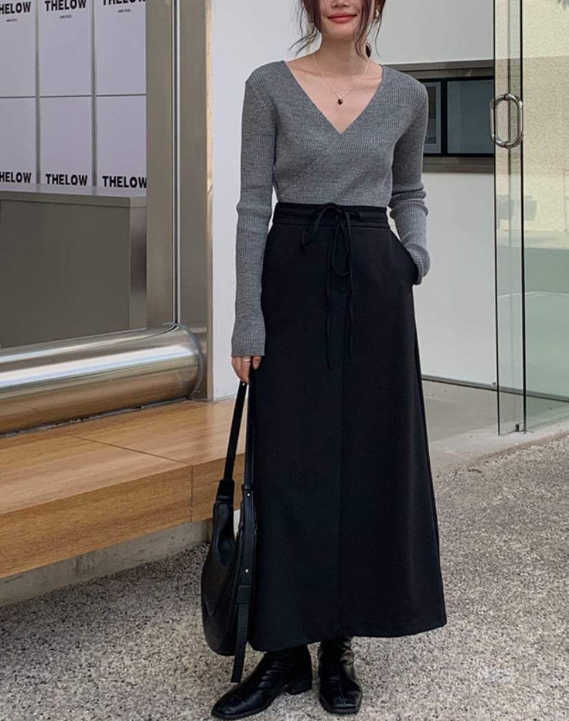 【動画あり】美シルエットサックストレートスカート　３色展開 - select store mirror me【動画あり】美シルエットサックストレートスカート　３色展開189773931mirror meselect store mirror me189773931アイボリーS