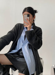 カシミヤ混ベルト付きニットカーディガン　３色展開 - select store mirror meカシミヤ混ベルト付きニットカーディガン　３色展開189842597mirror meselect store mirror me189842597ベージュ
