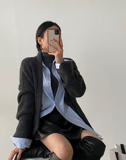 カシミヤ混ベルト付きニットカーディガン　３色展開 - select store mirror meカシミヤ混ベルト付きニットカーディガン　３色展開189842597mirror meselect store mirror me189842597ベージュ