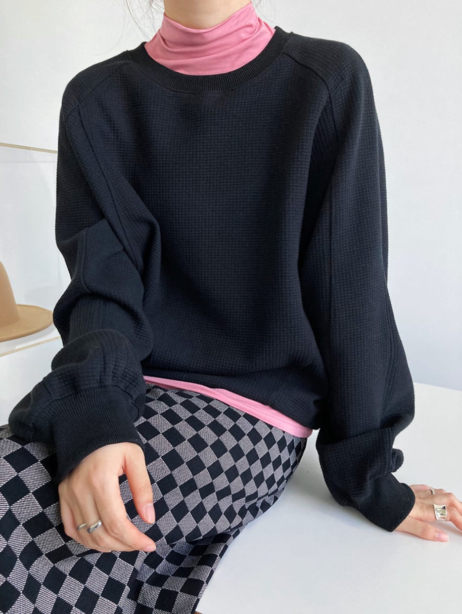 【動画あり】ワッフルスウェットライントップス　３色展開 - select store mirror me【動画あり】ワッフルスウェットライントップス　３色展開190040653mirror meselect store mirror me190040653オフホワイトS