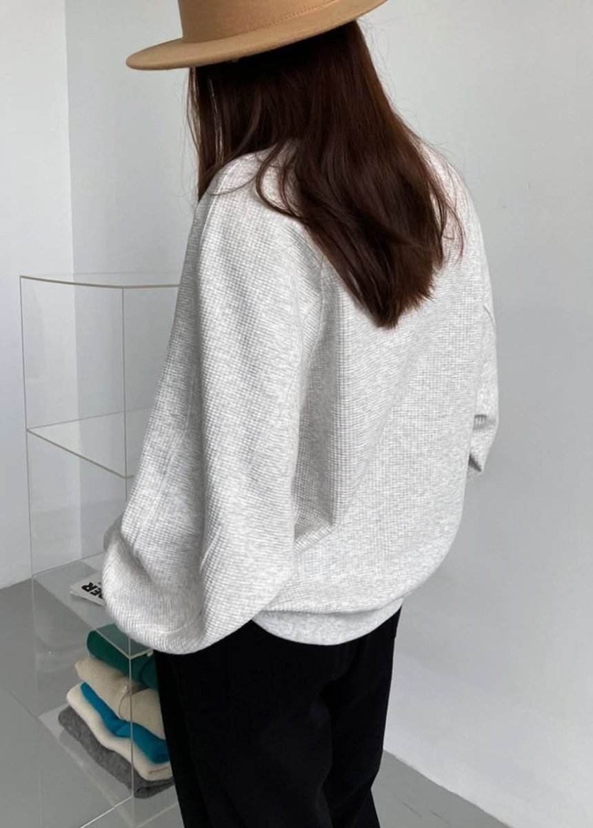 【動画あり】ワッフルスウェットライントップス　３色展開 - select store mirror me【動画あり】ワッフルスウェットライントップス　３色展開190040653mirror meselect store mirror me190040653オフホワイトS
