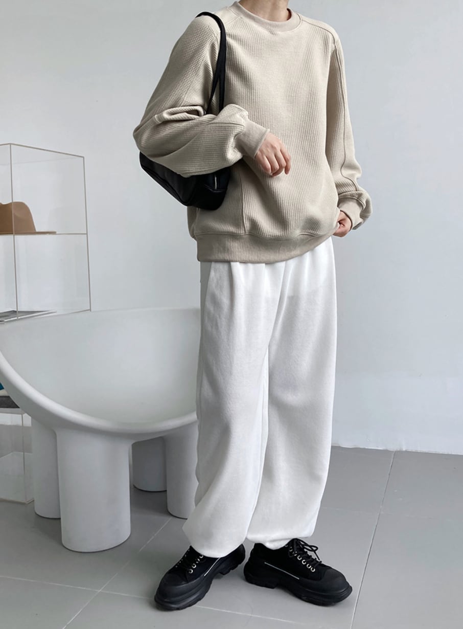【動画あり】ワッフルスウェットライントップス　３色展開 - select store mirror me【動画あり】ワッフルスウェットライントップス　３色展開190040653mirror meselect store mirror me190040653オフホワイトS