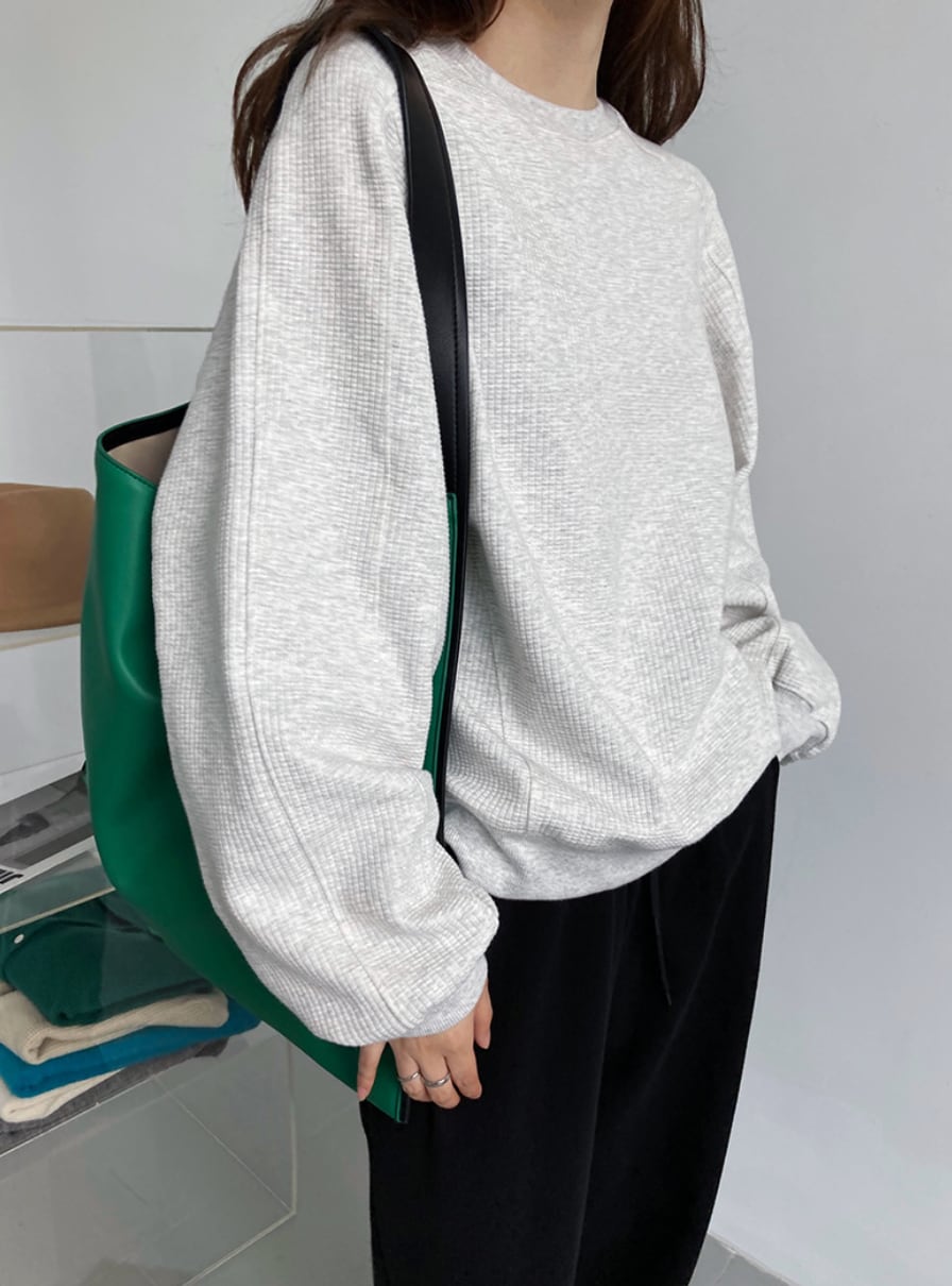 【動画あり】ワッフルスウェットライントップス　３色展開 - select store mirror me【動画あり】ワッフルスウェットライントップス　３色展開190040653mirror meselect store mirror me190040653オフホワイトS