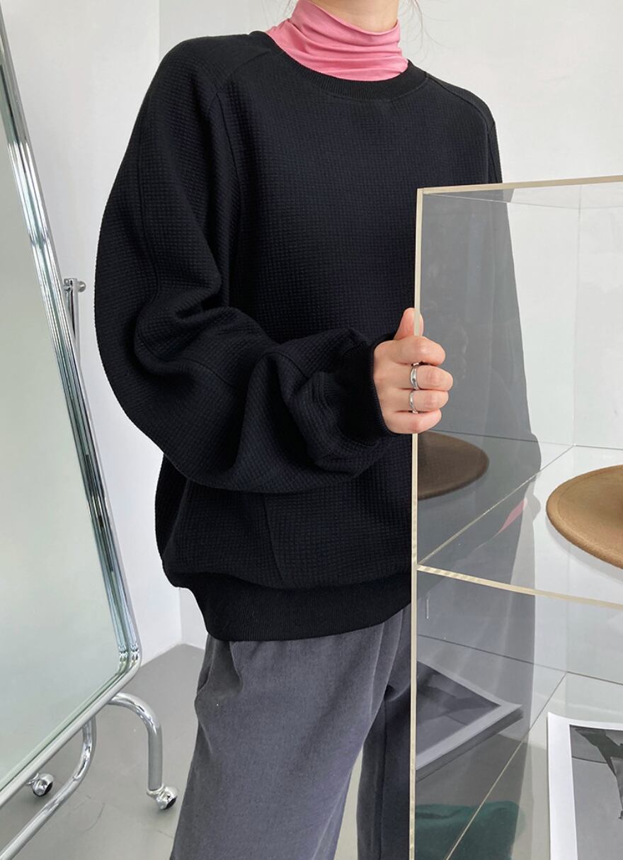 【動画あり】ワッフルスウェットライントップス　３色展開 - select store mirror me【動画あり】ワッフルスウェットライントップス　３色展開190040653mirror meselect store mirror me190040653オフホワイトS
