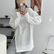 デザインスリットロングトップス　３色展開 - select store mirror meデザインスリットロングトップス　３色展開190130575mirror meselect store mirror me190130575ホワイト