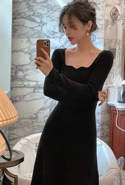 【動画あり】スクエアフロントオープンロングワンピース　３色展開 - select store mirror me【動画あり】スクエアフロントオープンロングワンピース　３色展開192047478mirror meselect store mirror me192047478キャメル