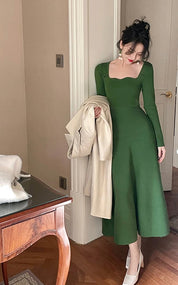【動画あり】スクエアフロントオープンロングワンピース　３色展開 - select store mirror me【動画あり】スクエアフロントオープンロングワンピース　３色展開192047478mirror meselect store mirror me192047478キャメル